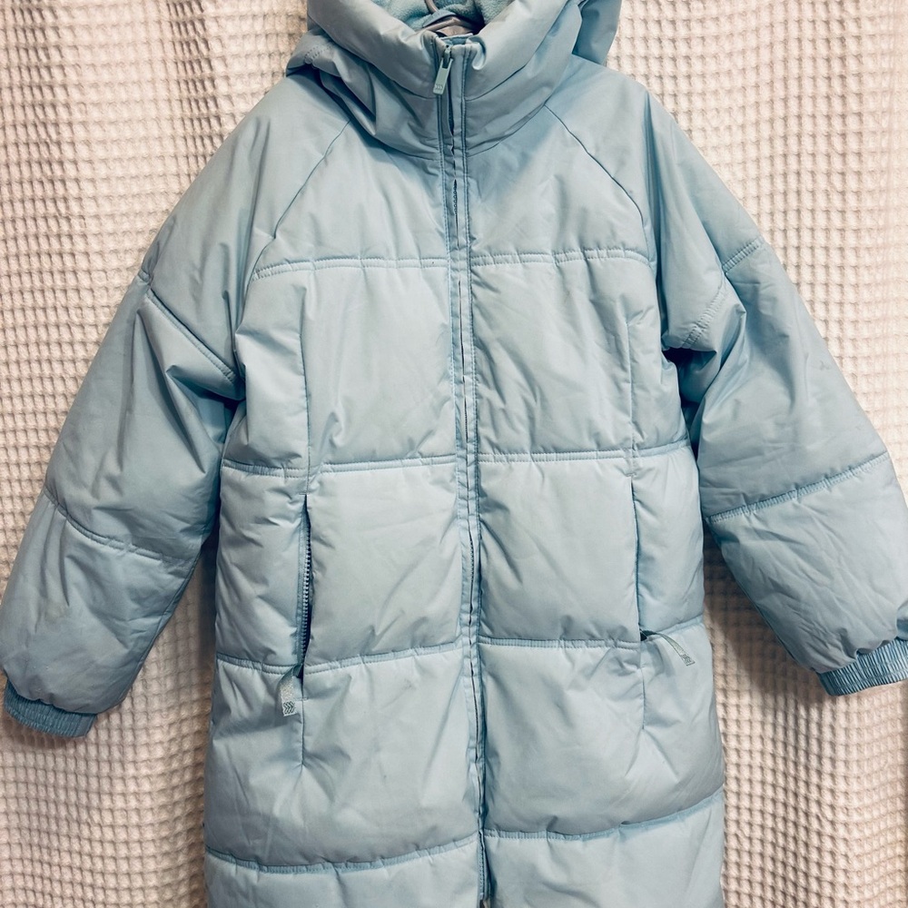 Light Blue Puffer Coat by All in Motion